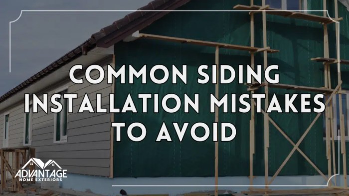 Siding Installation Mistakes and How to Avoid Them